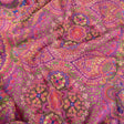 Sustainable Viscose Crepe - Pink Paisley - Amsterdam Market Print - Mood Exclusive Gisele Collection