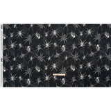 Cotton Voile - Black and White Spiders - Mood Exclusive Tantalizing Tarantulas Print