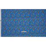 Rayon Challis - Blue and Yellow Floral - Apollo's Laurel Print - Mood Exclusive Chariot Collection