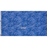 Rayon Challis - Blue Abstract - Skyscape Print - Mood Exclusive Chariot Collection
