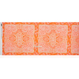 Rayon Challis Panel - Orange Paisley Floral - Sicilian Summer Print - Mood Exclusive Chariot Collection