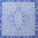 Rayon Challis Panel - Blue Paisley Floral - Sicilian Summer Print - Mood Exclusive Chariot Collection
