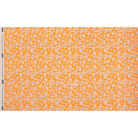 Stretch Cotton Sateen - Yellow Floral - Daybreak Bloom Print - Mood Exclusive Chariot Collection