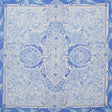 Stretch Cotton Sateen Panel - Blue Paisley Floral - Sicilian Summer Print - Mood Exclusive Chariot Collection