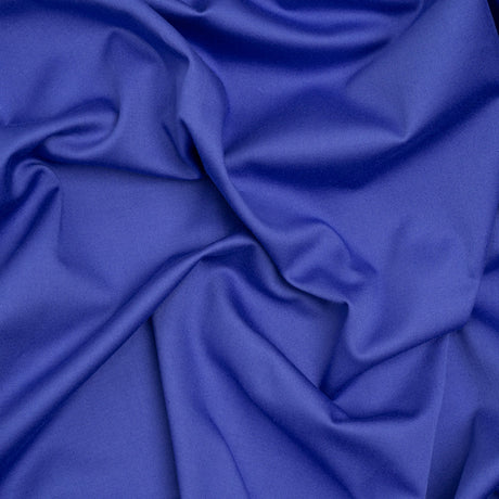 Stretch Cotton Sateen - Cobalt Blue - Mood Exclusive Carlos Collection