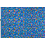 Cotton Voile - Blue and Yellow Floral - Apollo's Laurel Print - Mood Exclusive Chariot Collection