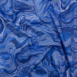 Cotton Voile - Blue Abstract - Skyscape Print - Mood Exclusive Chariot Collection
