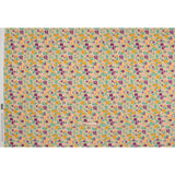 Cotton Voile - Yellow and Plum Floral - Midsummer Meadow Print - Mood Exclusive Chariot Collection