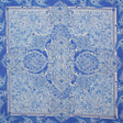 Cotton Voile Panel - Blue Paisley Floral - Sicilian Summer Print - Mood Exclusive Chariot Collection