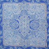 Cotton Voile Panel - Blue Paisley Floral - Sicilian Summer Print - Mood Exclusive Chariot Collection
