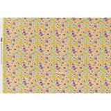 Linen-Rayon Woven - Yellow and Plum Floral - Midsummer Meadow Print - Mood Exclusive Chariot Collection