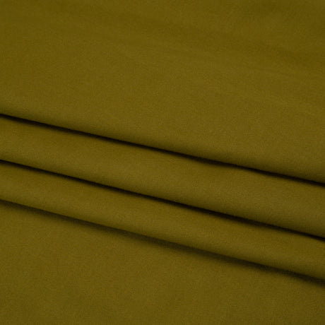 Stretch Cotton Sateen - Olive Green - Mood Exclusive Carlos Collection