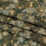 Cotton Voile - Olive, Green and Beige Abstract Dots - Forest Lookout Print - Mood Exclusive Acadia Collection