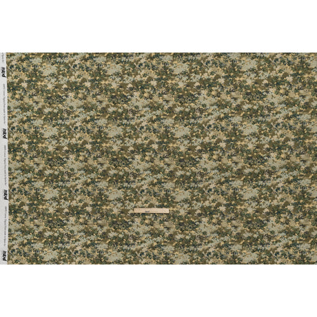 Cotton Voile - Olive, Green and Beige Abstract Dots - Forest Lookout Print - Mood Exclusive Acadia Collection