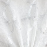 Merano Fabric Embroidered Metallic Sheer Fabric - Silver/Metallic, White/Metallic, Gray/Metallic, 59" Width (1 Yard)