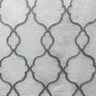 Merano Fabric Embroidered Metallic Sheer Fabric - Silver/Metallic, White/Metallic, Gray/Metallic, 59" Width (1 Yard)