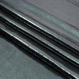 Foiled Spandex Black Metallic