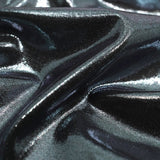 Foiled Spandex Black Metallic