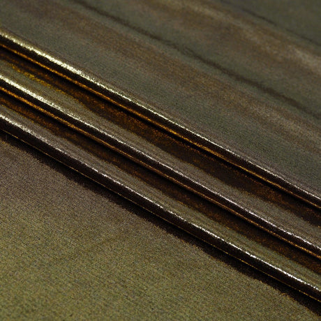 Foiled Spandex Black Metallic