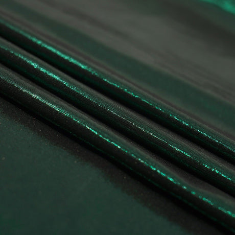 Foiled Spandex Black Metallic
