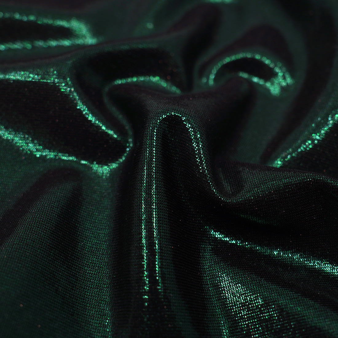 Mercury Titanium Foiled Spandex Fabric - Black/Pink, 4-Way Stretch, 56" Width (1 Yard)