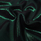Foiled Spandex Black Metallic