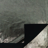 Foiled Spandex Black Metallic
