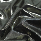 Mercury Titanium Foiled Spandex Fabric - Black/Pink, 4-Way Stretch, 56" Width (1 Yard)