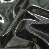 Foiled Spandex Black Metallic