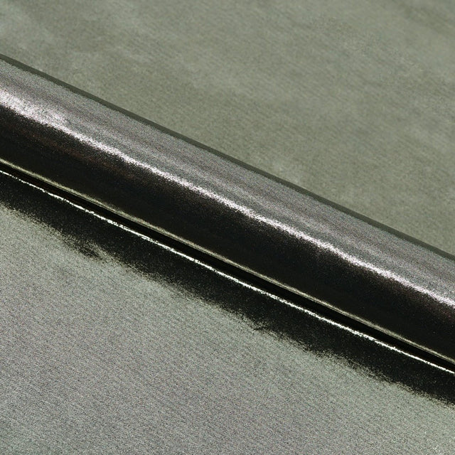 Foiled Spandex Black Metallic