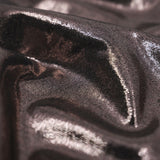 Mercury Titanium Foiled Spandex Fabric - Black/Pink, 4-Way Stretch, 56" Width (1 Yard)