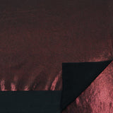 Mercury Titanium Foiled Spandex Fabric - Black/Pink, 4-Way Stretch, 56" Width (1 Yard)