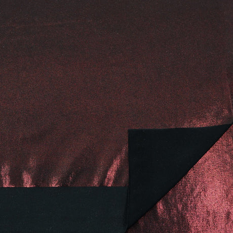 Foiled Spandex Black Metallic