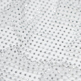Enigma Diamond Fishnet Polyester Spandex Fabric - Rhinestone Diamond Fishnet, 51/52" Width (1 Yard)