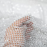 Diamond Fishnet Rhinestone Mesh