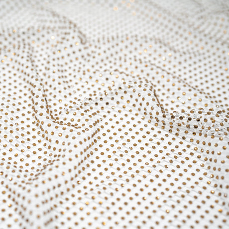 Enigma Diamond Fishnet Polyester Spandex Fabric - Rhinestone Diamond Fishnet, 51/52" Width (1 Yard)