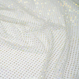 Enigma Diamond Fishnet Polyester Spandex Fabric - Rhinestone Mesh, 51/52" Usable Width (1 Yard)