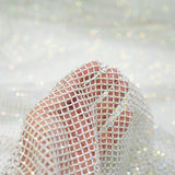 Diamond Fishnet Rhinestone Mesh
