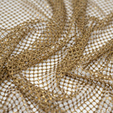 Enigma Diamond Fishnet Polyester Spandex Fabric - Rhinestone Diamond Fishnet, 51/52" Width (1 Yard)