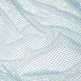 Enigma Diamond Fishnet Polyester Spandex Fabric - Rhinestone Mesh, 51/52" Usable Width (1 Yard)