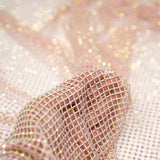 Enigma Diamond Fishnet Polyester Spandex Fabric - Rhinestone Diamond Fishnet, 51/52" Width (1 Yard)