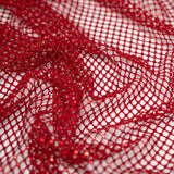 Diamond Fishnet Rhinestone Mesh