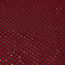 Enigma Diamond Fishnet Polyester Spandex Fabric - Rhinestone Diamond Fishnet, 51/52" Width (1 Yard)