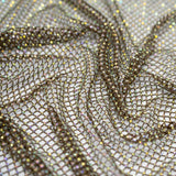 Diamond Fishnet Rhinestone Mesh