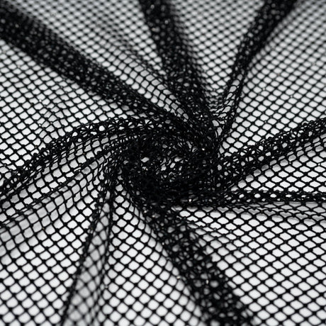 Enigma Diamond Fishnet Polyester Spandex Fabric - Rhinestone Diamond Fishnet, 51/52" Width (1 Yard)