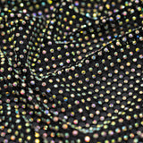 Enigma Diamond Fishnet Polyester Spandex Fabric - Rhinestone Diamond Fishnet, 51/52" Width (1 Yard)