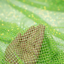 Enigma Diamond Fishnet Polyester Spandex Fabric - Rhinestone Mesh, 51/52" Usable Width (1 Yard)