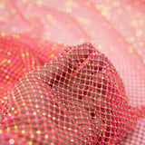 Enigma Diamond Fishnet Polyester Spandex Fabric - Rhinestone Mesh, 51/52" Usable Width (1 Yard)