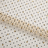 1 Yard Exquisite Mesh Lace Fabric with Dot Flocking & Foil 58/60" Wide