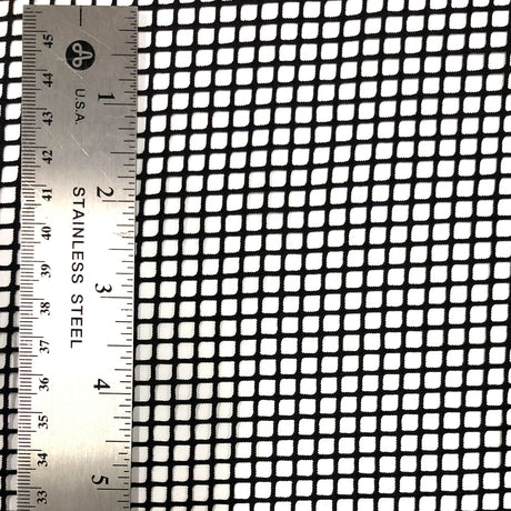 Small Diamond Fishnet Mesh Polyester Stretch Fabric - 10 Color Options, 58/60" Wide